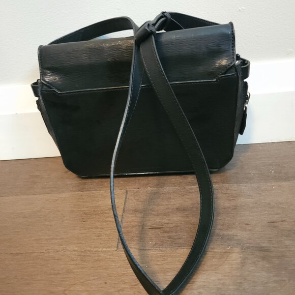 Alexander Wang Black Textured Crossbody Bag - Picture 3 of 6